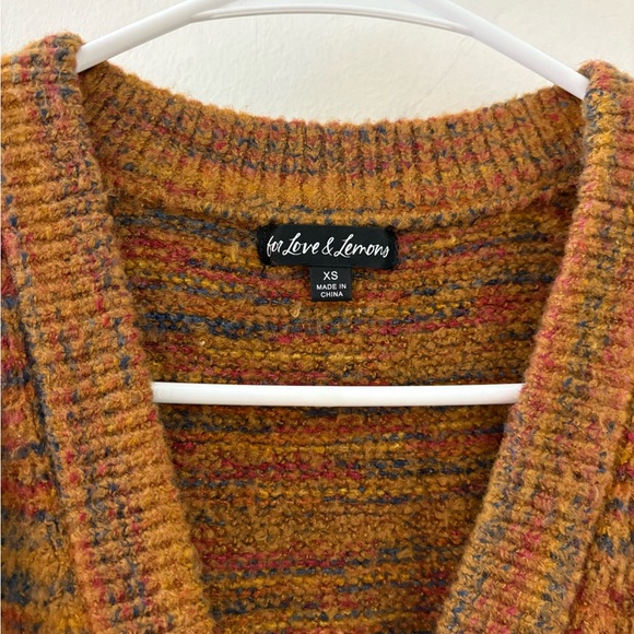 For Love and Lemons Knit Button-Up Vest - Picture 2 of 3